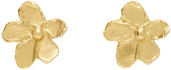 Photo: ELHANATI Gold Conie Vallese Edition Small Golden Flower Earrings
