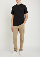 Belstaff Logo Stretch-cotton T-shirt Black