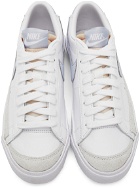 Nike White & Taupe Blazer Low '77 Sneakers