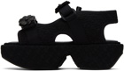 Cecilie Bahnsen Black May Sandals