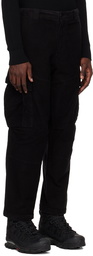 C.P. Company Black Drawstring Cargo Pants