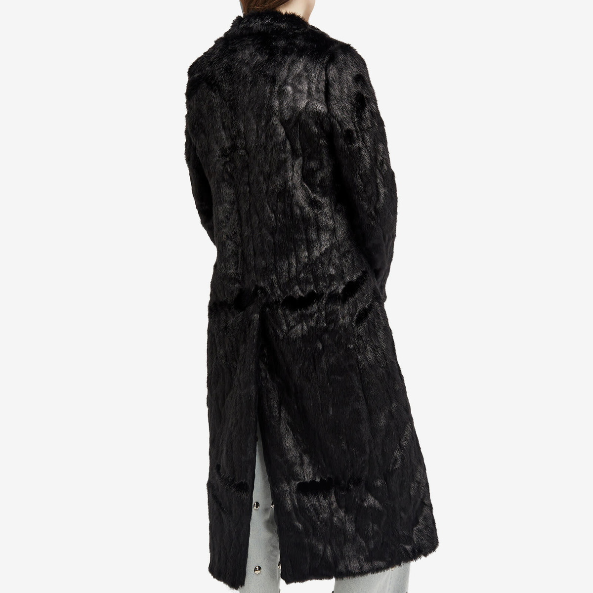 Fiorucci Women's Faux Fur Coat in Black