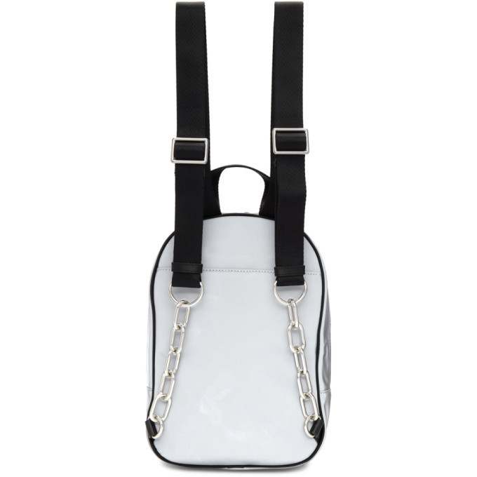 Alexander Wang Silver Medium Reflective Attica Backpack Alexander Wang