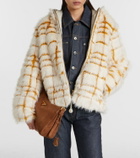 Moncler Pluvier checked jacket