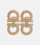 Ferragamo Gancini logo earrings