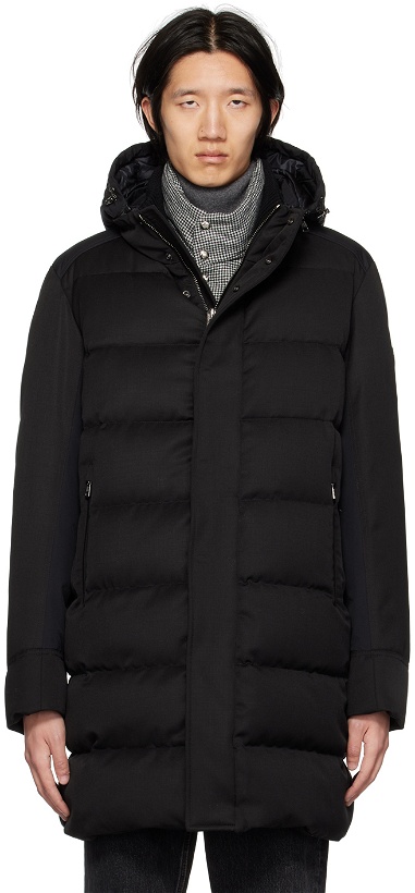 Photo: Moncler Black Quilted Down Coat