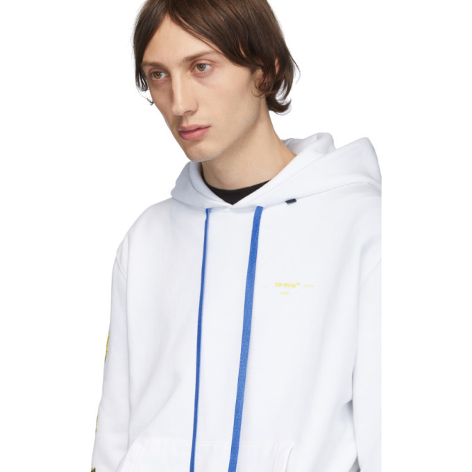 Off White SSENSE Exclusive White Arrows Slim Hoodie Off White