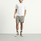 Rick Owens Men's Melange Boxer Shorts in Grey Melange