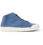 Officine Generale - Spring Court Twill High-Top Sneakers - Blue