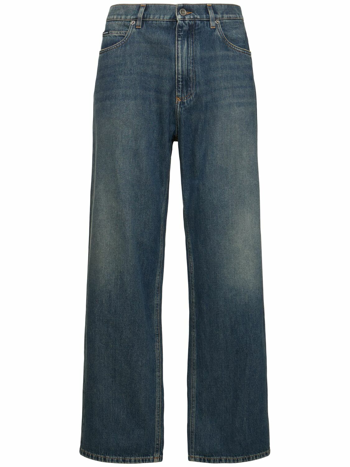 デニム・ジーパン Dolce & Gabbana Five-pocket jeans DOLCE & GABBANA Five Pocket Wide Leg Denim Jeans Dolce & Gabbana