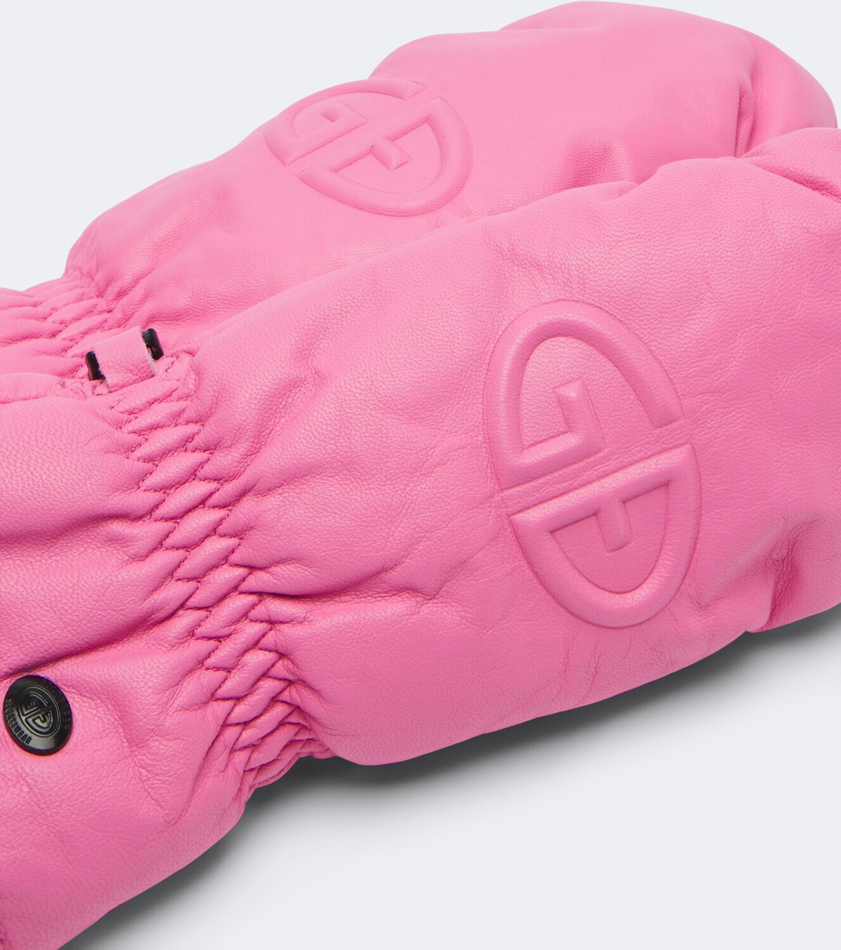 Goldbergh Hilja logo leather mittens