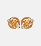 Versace Medusa crystal-embellished earrings