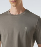 Brunello Cucinelli Logo cotton jersey T-shirt