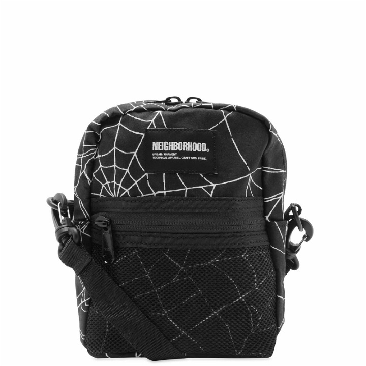 Photo: Neighborhood Men's Spiderweb Shoulder Bag in Black