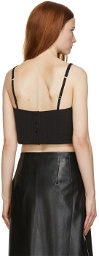 Markoo Black 'The Quilted Bustier' Camisole
