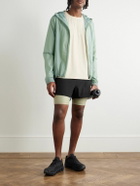 DISTRICT VISION - Logo-Print Stretch-Jersey T-Shirt - Neutrals