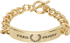 Fred Perry Gold ID Bracelet
