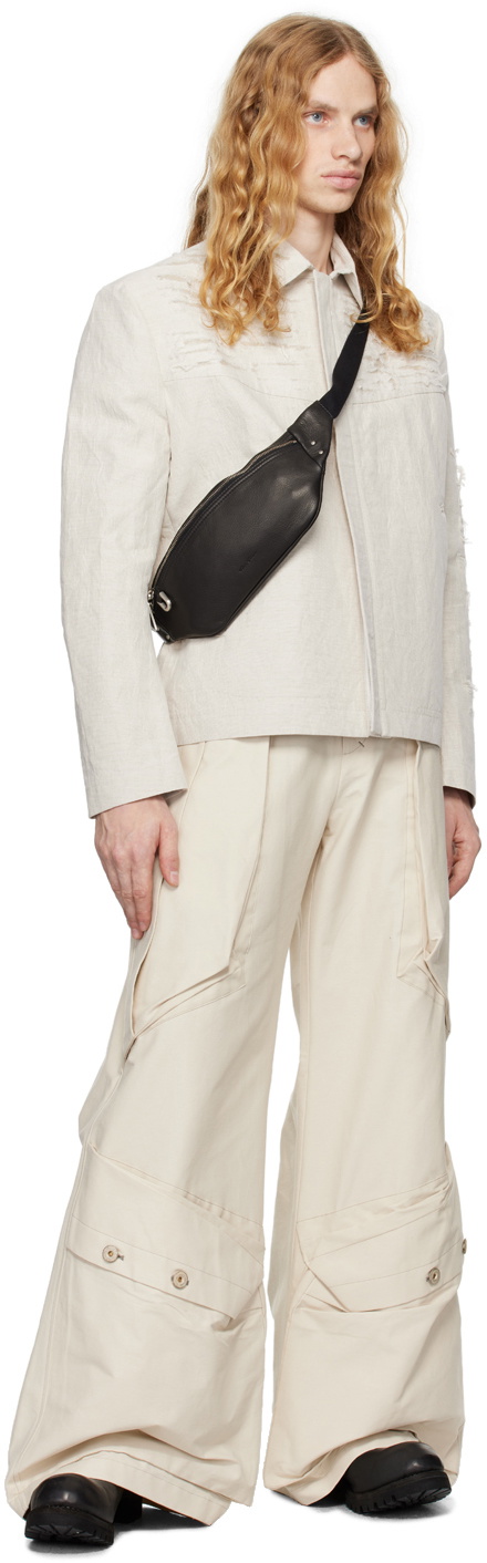 CARNET-ARCHIVE Off-White Distressed Wall Jacket