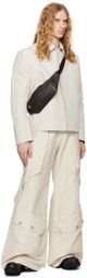 CARNET-ARCHIVE Off-White Distressed Wall Jacket