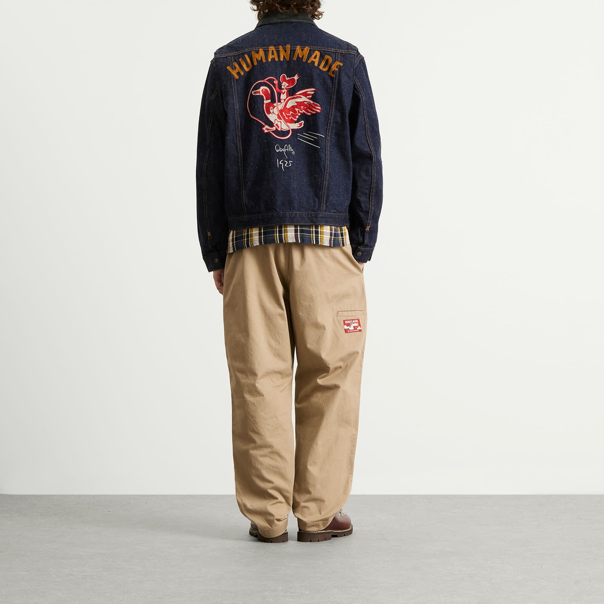 Human Made Men's Zip Denim Work Jacket in Indigo Human Made