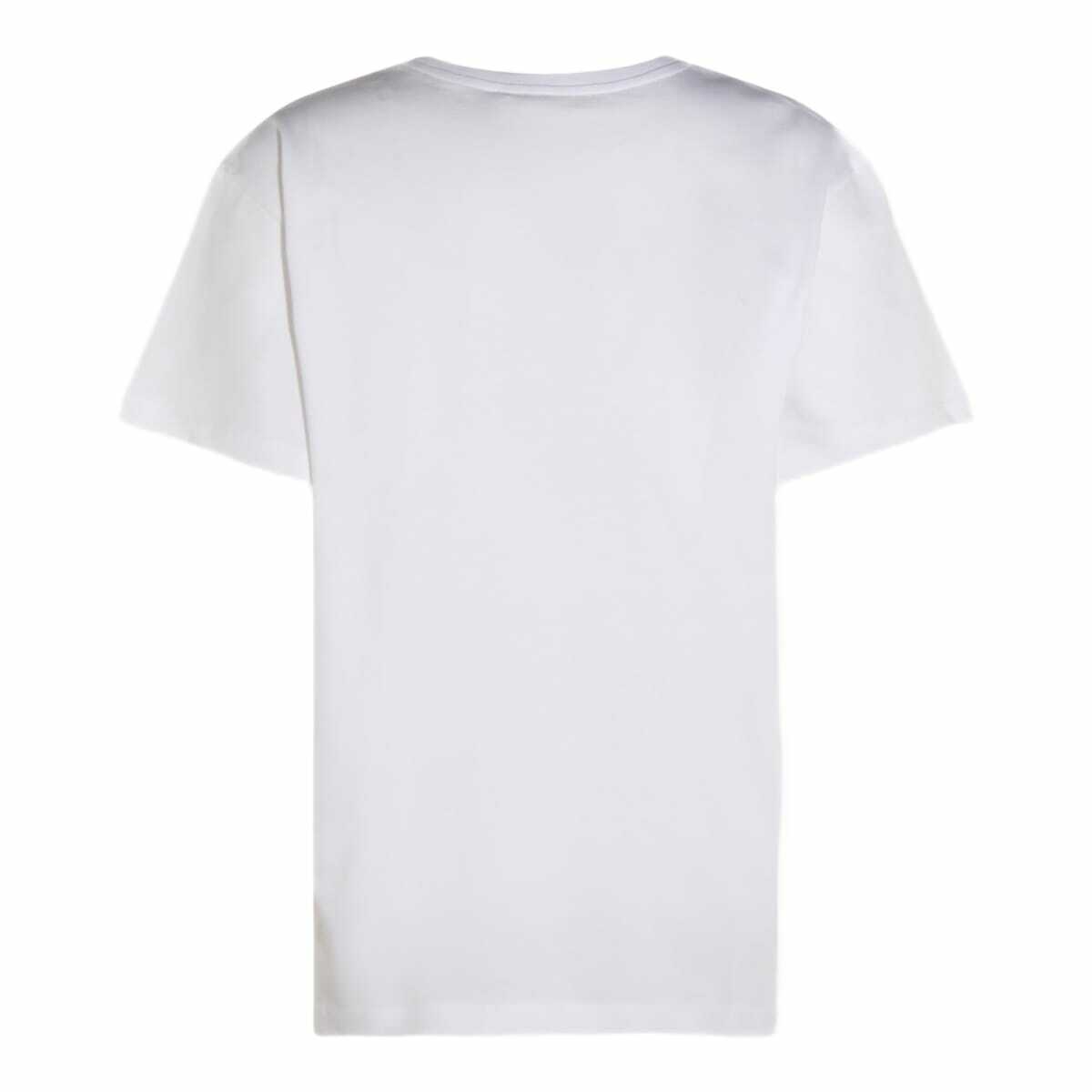 TwinSet White Cotton T-shirt