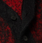 Isabel Benenato - Mohair-Blend Cardigan - Black