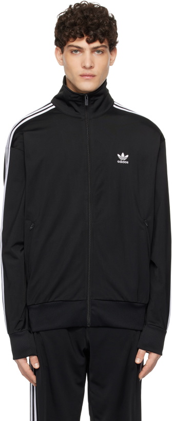 Photo: adidas Originals Black Adicolor Classics Firebird Track Jacket
