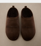 Balenciaga Alaska suede platform mules