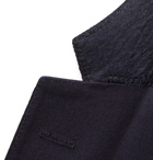 Hugo Boss - Huge/Genius Slim-Fit Nailhead Wool-Blend Suit Jacket - Blue