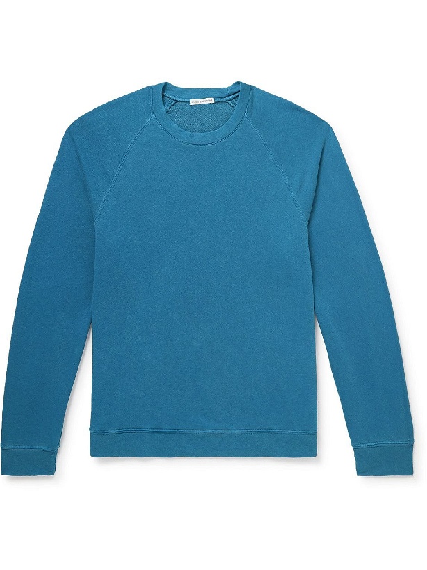 Photo: James Perse - Supima Cotton-Jersey Sweatshirt - Blue