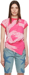 Masha Popova Pink Layered T-Shirt
