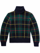 Polo Ralph Lauren - Checked Wool Rollneck Sweater - Multi