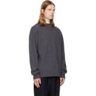 Jil Sander Gray Wool Sweater