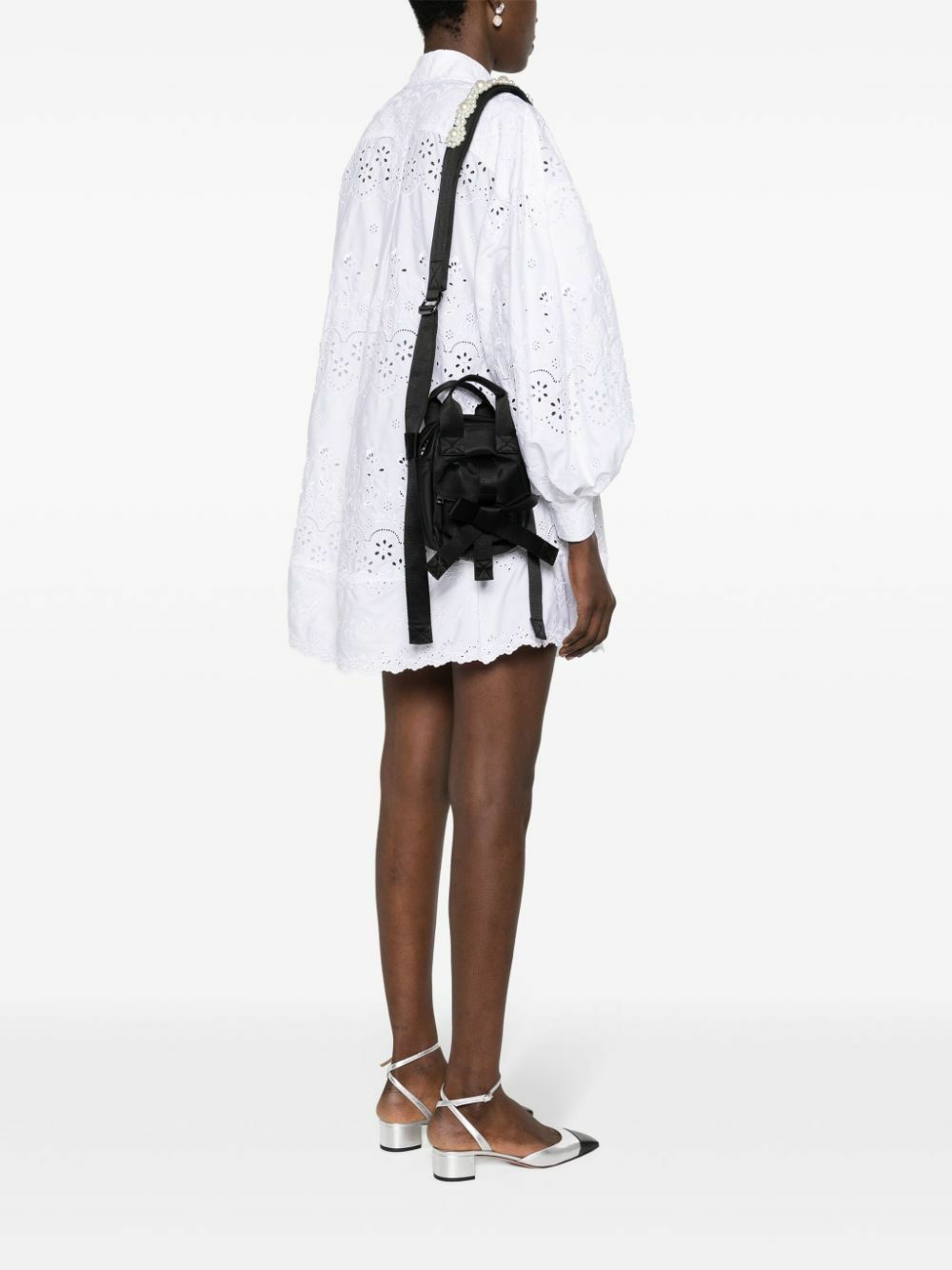 【国内発関税無】SIMONE ROCHA Classic Bow クロスボディバッグ Simone Rocha Classic Bow Cross Body Bag | Black | FARFETCH