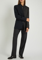 Bettter Sliced Panelled Wool-blend Blazer Multicoloured 1