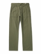OrSlow - Fatigue Straight-Leg Cotton-Sateen Trousers - Green