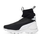 Boris Bidjan Saberi Black and White Salomon Edition Nordic Hybrid Sneakers