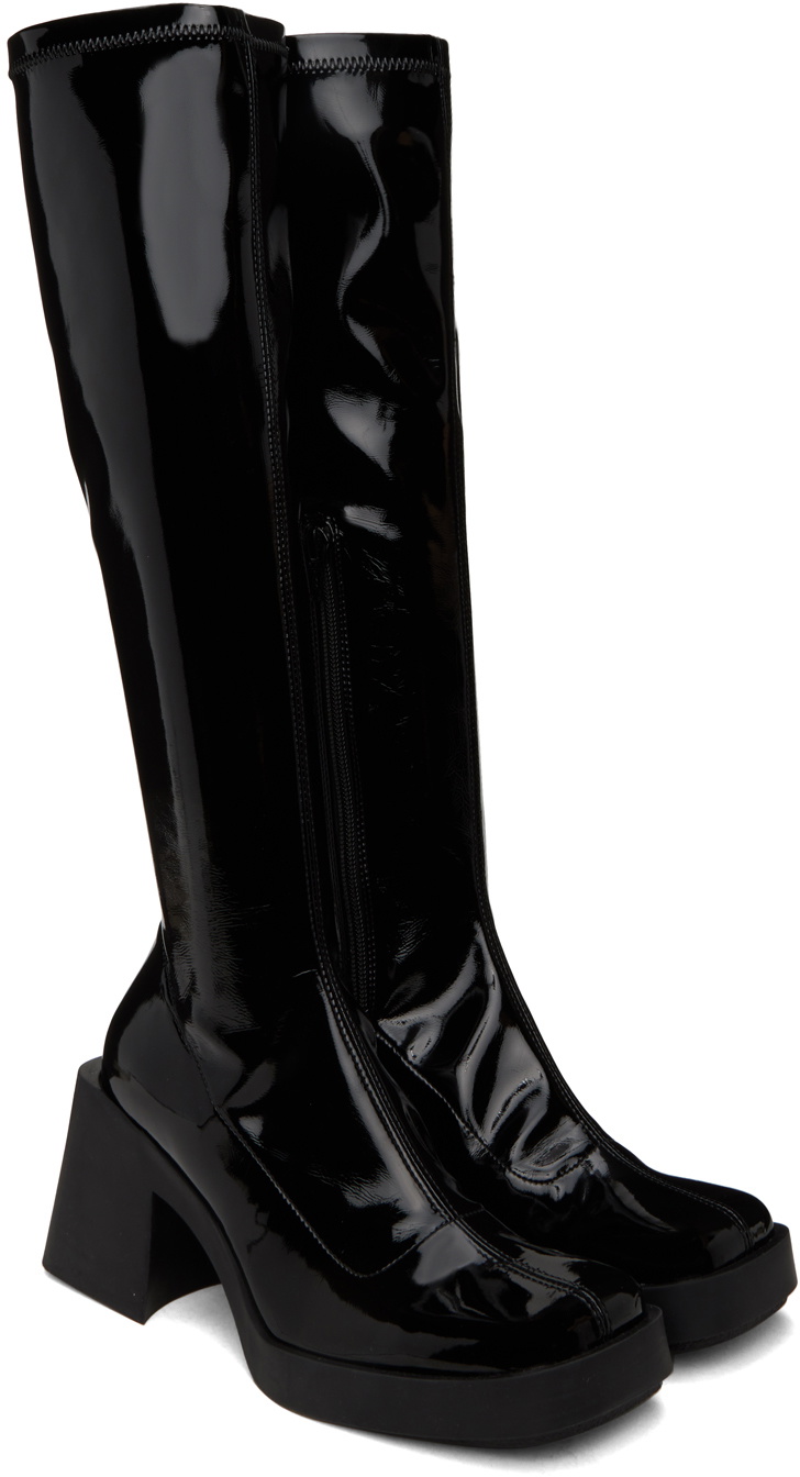 Justine Clenquet Black Chloë High Boots