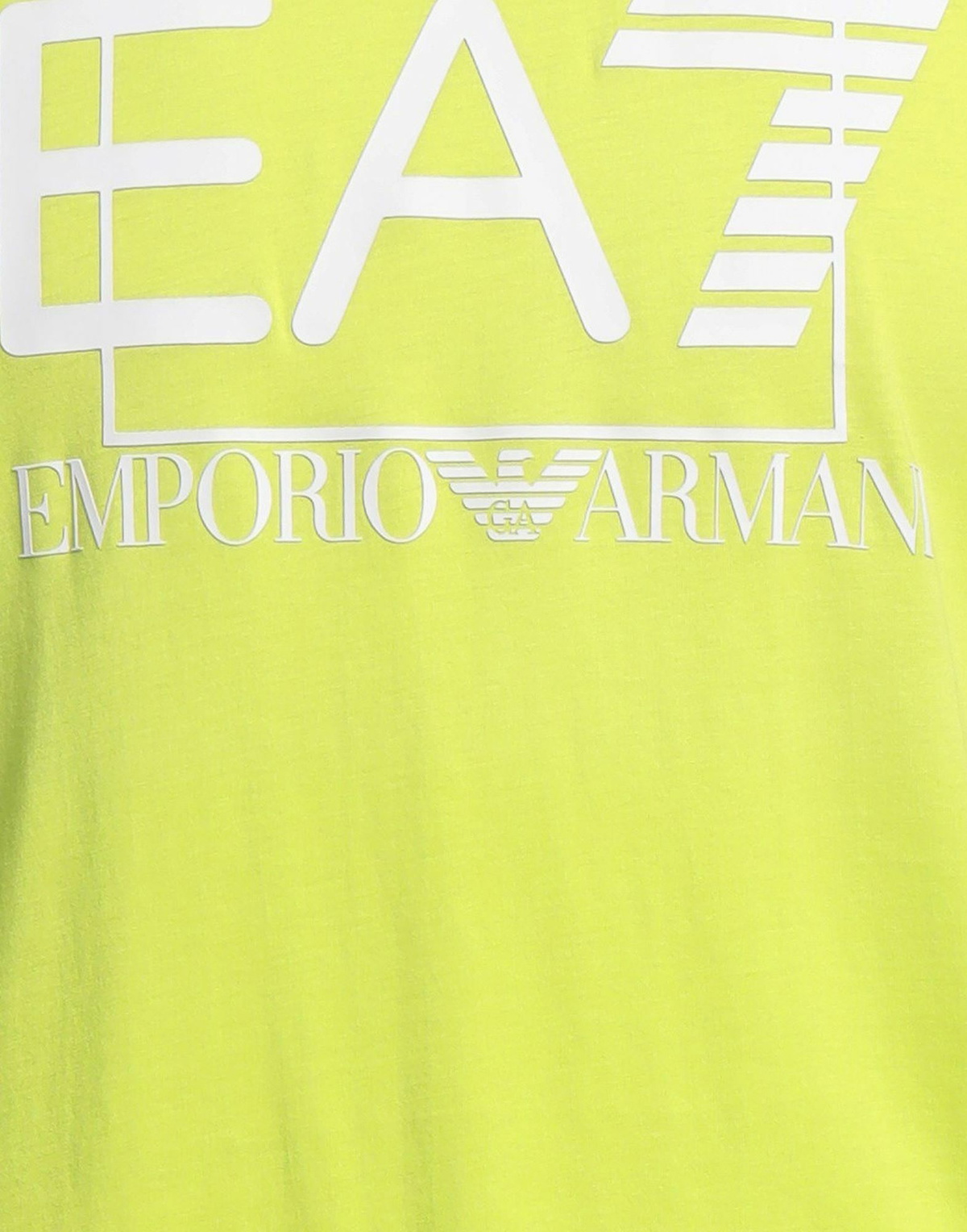Ea7 Mens T-shirt Lime in Green