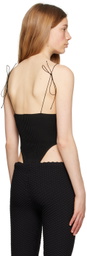 BEVZA Black Triangle Bodysuit