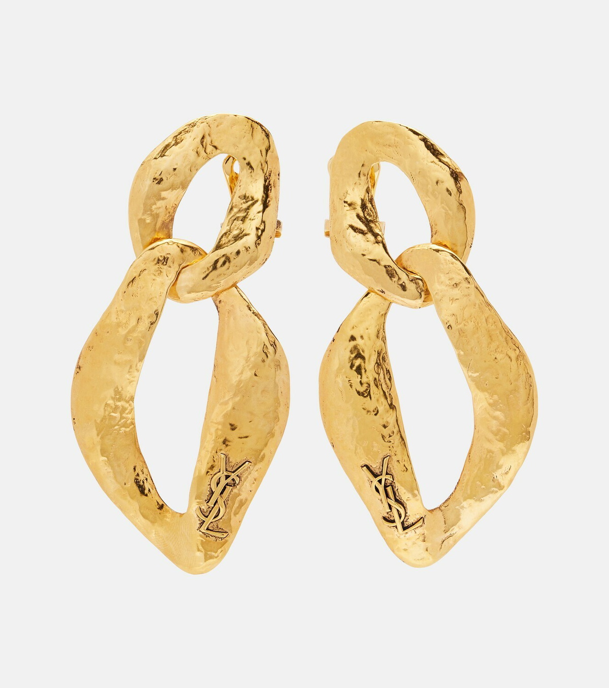 Saint Laurent Cassandre clip-on earrings