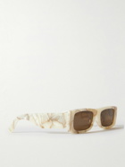 POLITE WORLDWIDE® - AKILA Terra Rectangular-Frame Acetate Sunglasses