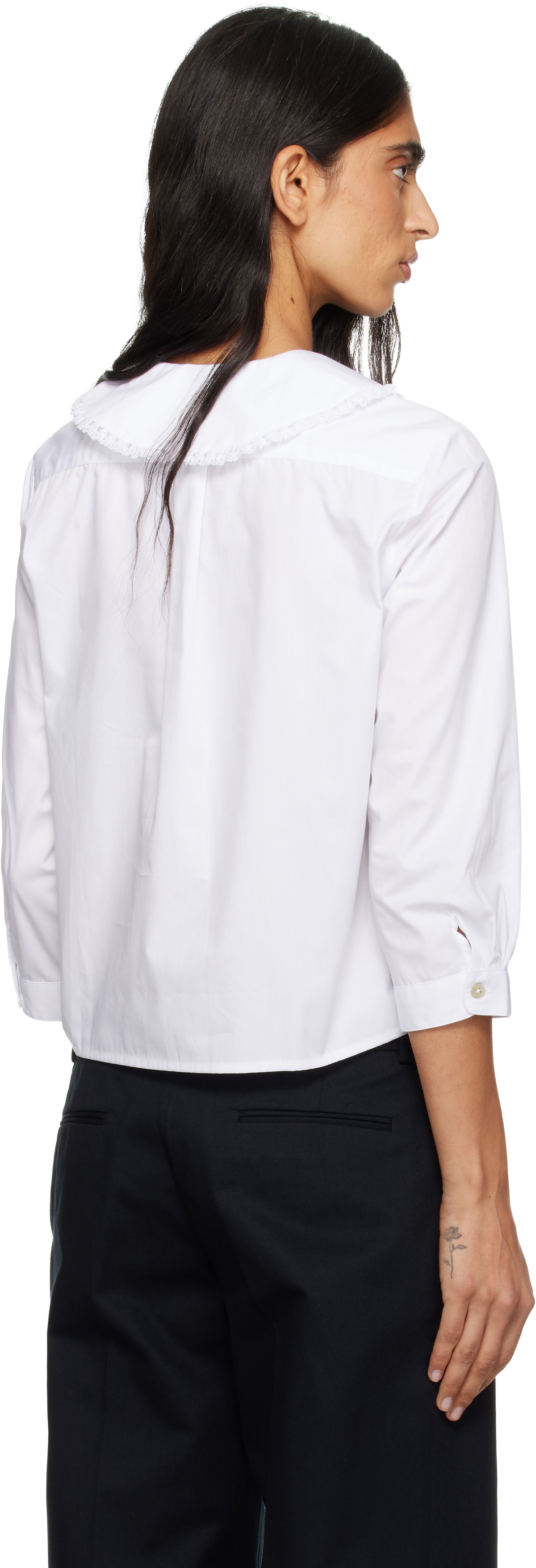 Sandy Liang White Buell Shirt