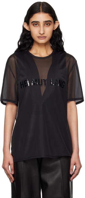 Photo: Helmut Lang Black Sheer T-Shirt