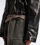 Rick Owens Cropped leather jacket