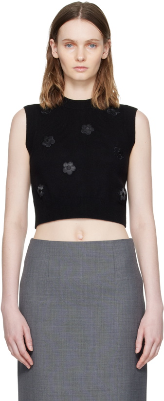 Photo: Cecilie Bahnsen Black Dean Sweater Vest