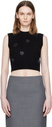 Cecilie Bahnsen Black Dean Sweater Vest
