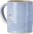 Rami Kim Studio Blue Ceramic Face Mug