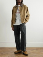 Remi Relief - Straight-Leg Appliquéd Denim Trousers - Black