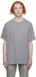 John Elliott Grey Tie-Dye University Cloud T-Shirt
